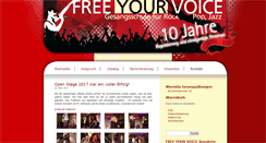 Desktop Screenshot of free-your-voice.de