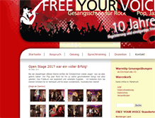 Tablet Screenshot of free-your-voice.de